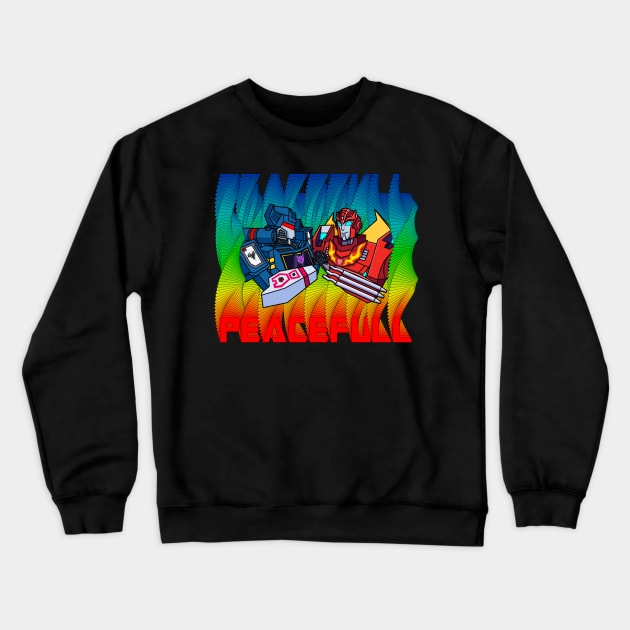 Transformers Peacefull Crewneck Sweatshirt by Olievera